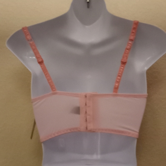 Rene Rofe Pink Lace & Satin Bra - Picture 8 of 16